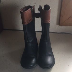 Toddler Girl Riding Boot
